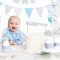 Preview: Cake Topper - 1st Birthday - Silber